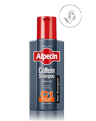 شامپو ضدریزش کافئین C1 آلپسین مناسب انواع مو حجم 250 میل