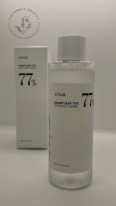 تونر آبرسان و تسکین دهنده آنوا مدل Heartleaf 77% مناسب تمام انواع پوست حجم 250 میل