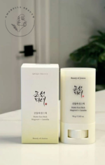 ضدآفتاب استیکی بیوتی آف جوسان حاوی عصاره ماگورت و کاملیا با SPF بالای 50 بدون رنگ مناسب تمام انواع پوست بویژه چرب و مختلط حجم 18 گرم