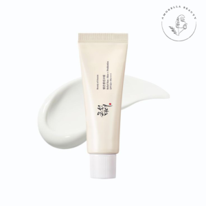 ضدآفتاب کرمی بیوتی آف جوسان حاوی عصاره برنج و پروبیوتیک با SPF بالای 50 بدون رنگ مناسب تمام انواع پوست حجم 50 میل