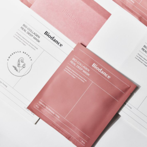 ماسک ورقه‌‏ای جوانساز و آبرسان بایودنس مدل بیو کلاژن (4 عددی)‌