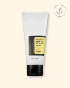 کرم آبرسان و مرطوب کننده حلزون 92% کوزارکس مدل تیوبی مناسب تمام انواع پوست حجم 100 گرم