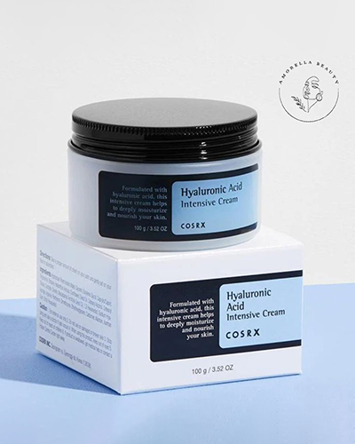 کرم هیالورونیک اسید کوزارکس مدل Intensive مناسب پوست های نورمال تا خشک و خیلی خشک حجم 100 گرم