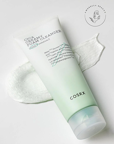 فوم شست و شوی کرمی سیکا کوزارکس مدل ترمیم‎ کننده و تسکین دهنده مناسب تمام انواع پوست بویژه حساس حجم 150 میل