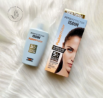 ضدآفتاب فیوژن واتر ایزدین با SPF50 بدون رنگ مناسب تمام انواع پوست حجم 50 میل