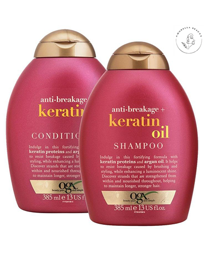 شامپو تقویت کننده و افزایش رشد روغن کراتین Keratin Oil او جی ایکس حجم 385 میل