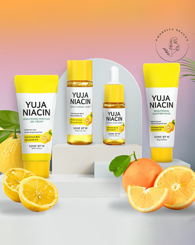 کیت 30 روزه ضدلک و روشن کننده پوست سام بای می مدل Yuja Niacin