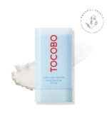 ضدآفتاب استیکی توکوبو حاوی عصاره پنبه با SPF بالای 50 بدون رنگ مناسب تمام انواع پوست بویژه پوست‎های چرب، مختلط و حساس حجم 19 گرم