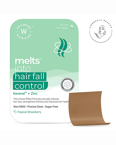 ورقه‌‎ی روزبانی برای کنترل ریزش مو Wellbeing Nutrition بسته 30 عددی