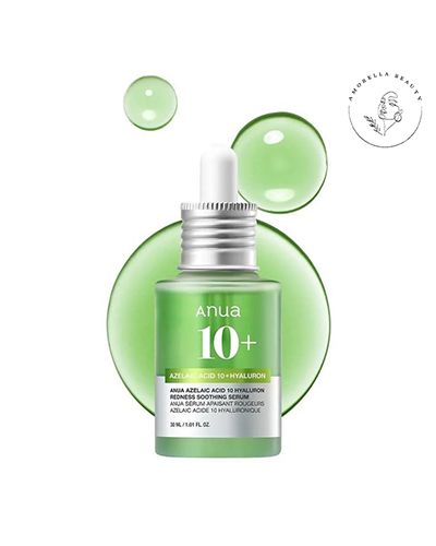 سرم لایه بردار و تسکین دهنده آزلاییک اسید 10% و هیالورون آنوا حجم 30 میل