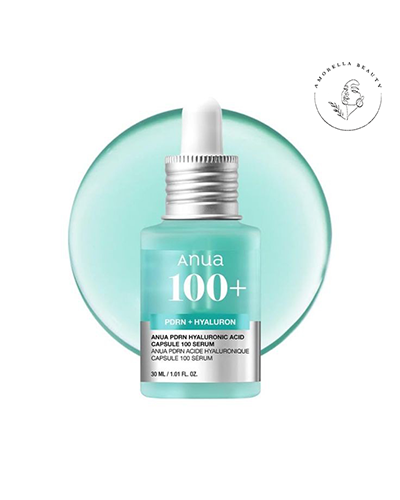 سرم آبرسان PDRN و هیالورونیک اسید 100 آنوا مناسب انواع پوست حجم 30 میل