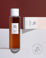 تونر اسنس آبرسان و یکنواخت کننده رنگ پوست جینسینگ بیوتی اف جوسان مناسب تمام انواع پوست حجم 150 میل