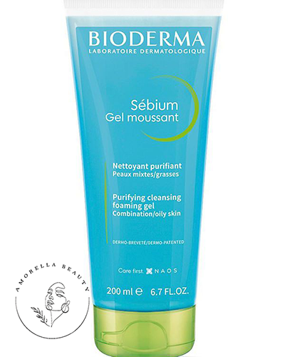 ژل شست و شوی فومی بایودرما مناسب پوست های چرب و مختلط حجم 200 میل