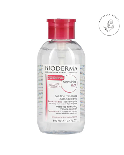 میسلارواتر بایودرما مناسب انواع پوست و پوست های حساس (دارای درب فشاری) حجم 500 میل