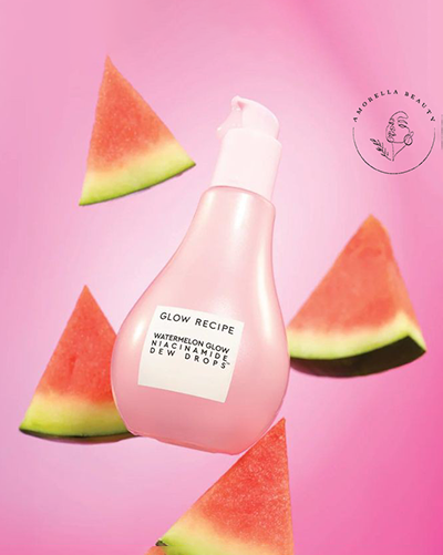 سرم روشن‌کننده پوست گلو رسپی مدل Dew Drops با رایحه هندوانه حجم 40 میل