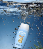 ضدآفتاب فیوژن واتر ایزدین مدل Magic با SPF50 بدون رنگ مناسب تمام انواع پوست حجم 50 میل