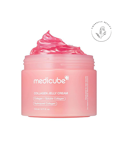 کرم کلاژن ژله‌‎ای مدی کیوب مناسب تمام انواع پوست حجم 50 میل