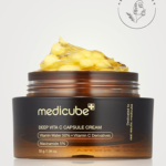 کرم کپسولی روشن کننده ویتامین سی مدی کیوب حجم 55 گرم