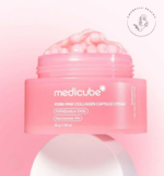 کرم کپسولی مرطوب کننده ضدچروک کلاژن و PDRN مدی کیوب مناسب انواع پوست حجم 55 گرم