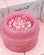 کرم کپسولی مرطوب کننده ضدچروک کلاژن و PDRN مدی کیوب مناسب انواع پوست حجم 55 گرم