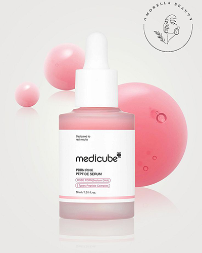 سرم روشن کننده و ضدلک مدی کیوب حاوی پپتایدها و PDRN مناسب تمام انواع پوست حجم 30 میل