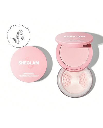 پودر فیکس دو طبقه شیگلم مناسب صورت و زیرچشم رنگ Bubblegum