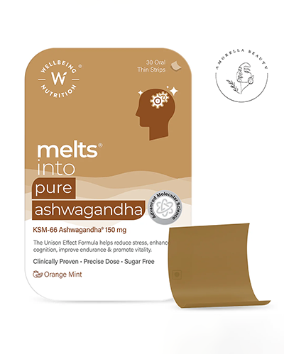 ورقه‌ی روزبانی آشواگاندا Wellbeing Nutrition بسته 30 عددی